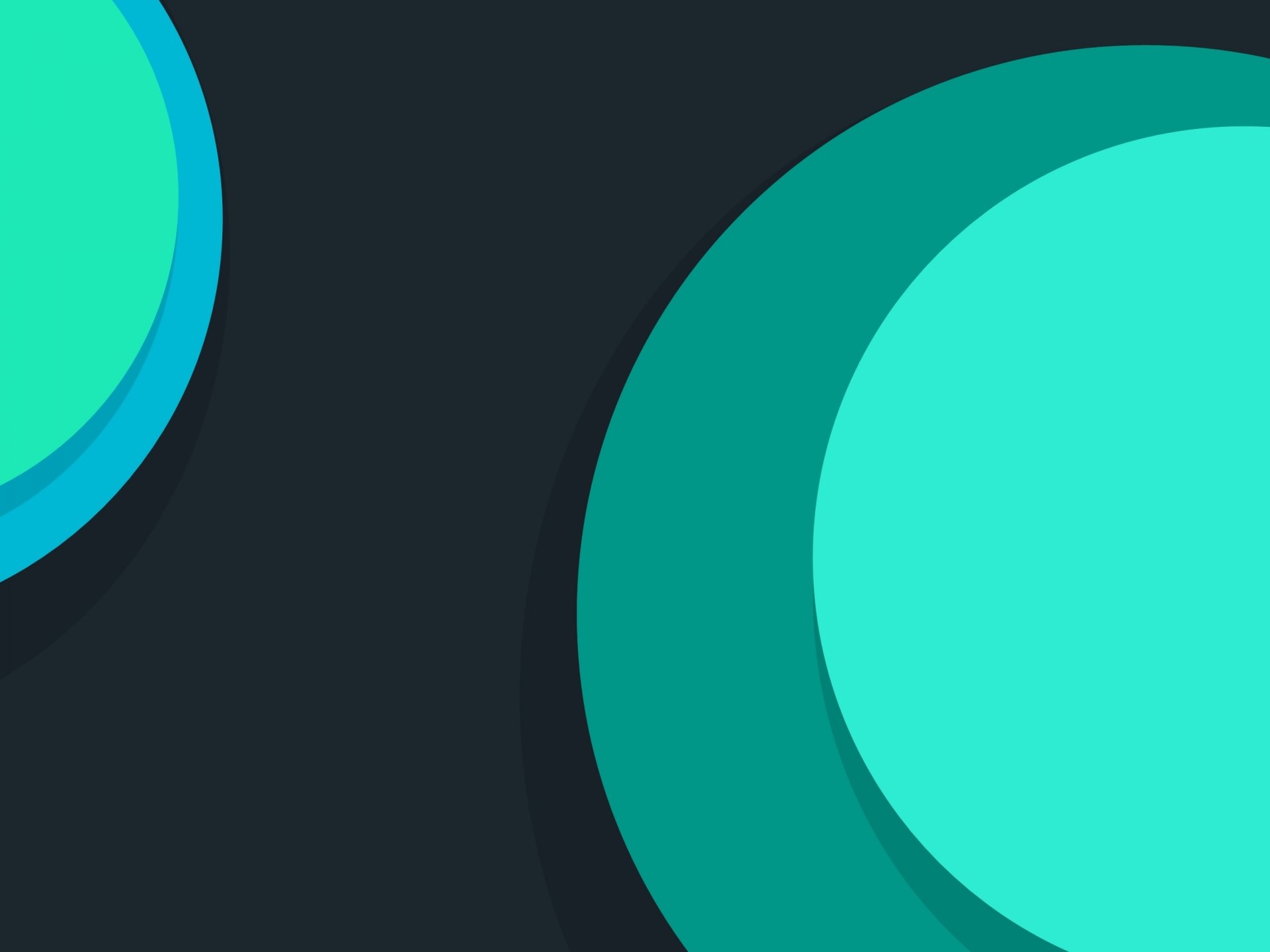 android 5.0 lollipop material design lines circles ovals blue green