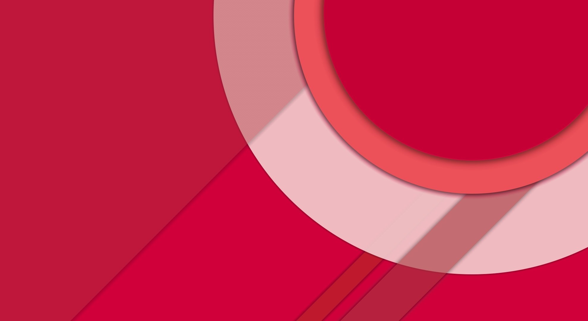 android 5.0 lollipop material design line circles red fon