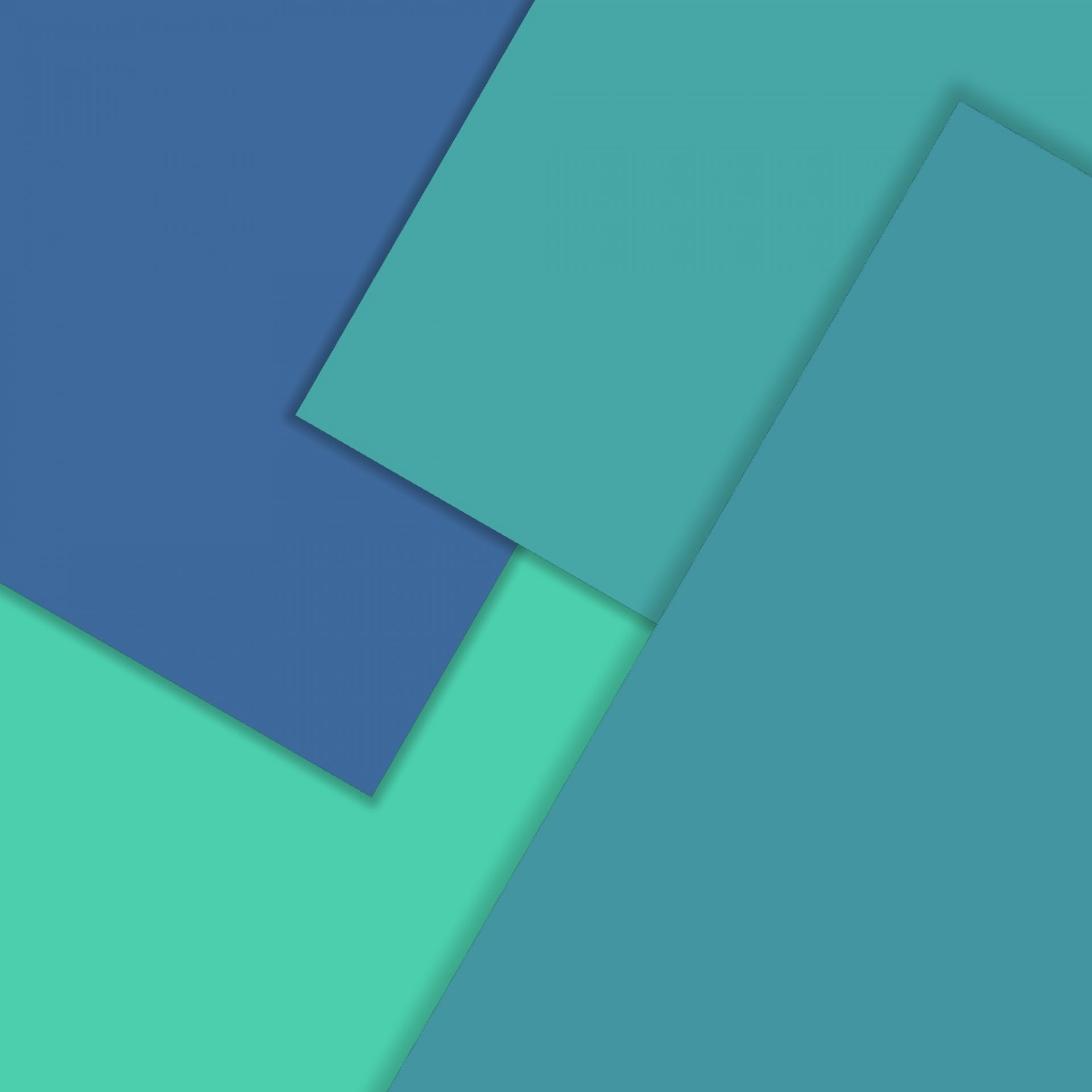 android 5.0 lollipop material design linien abstraktionen dreiecke ecken quadrat türkis