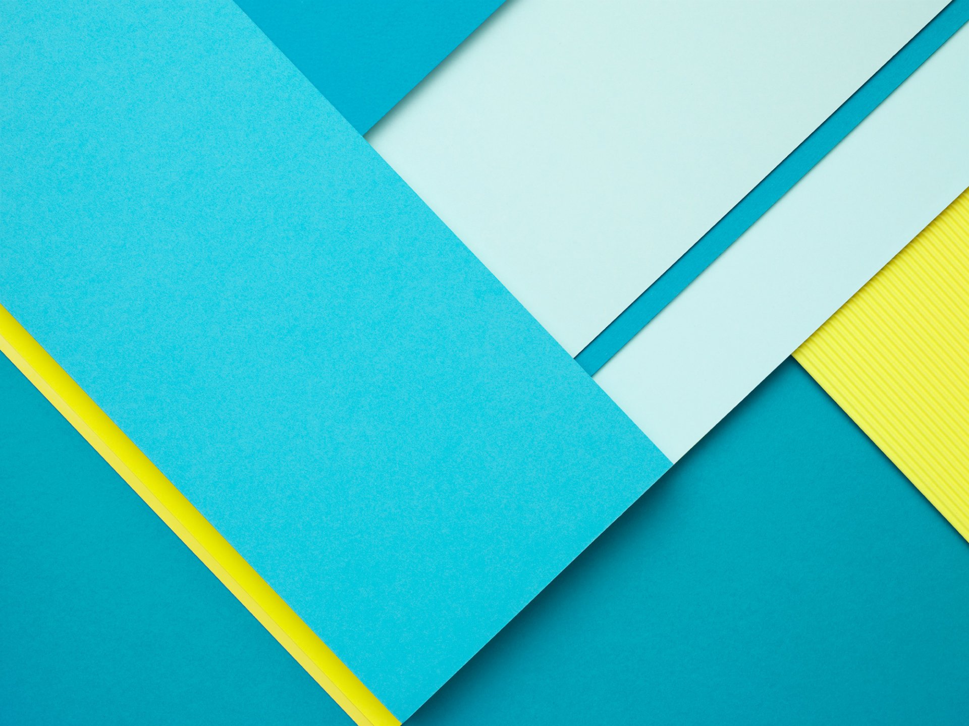 android 5.0 lollipop material design line rectangle blue yellow wallpaper