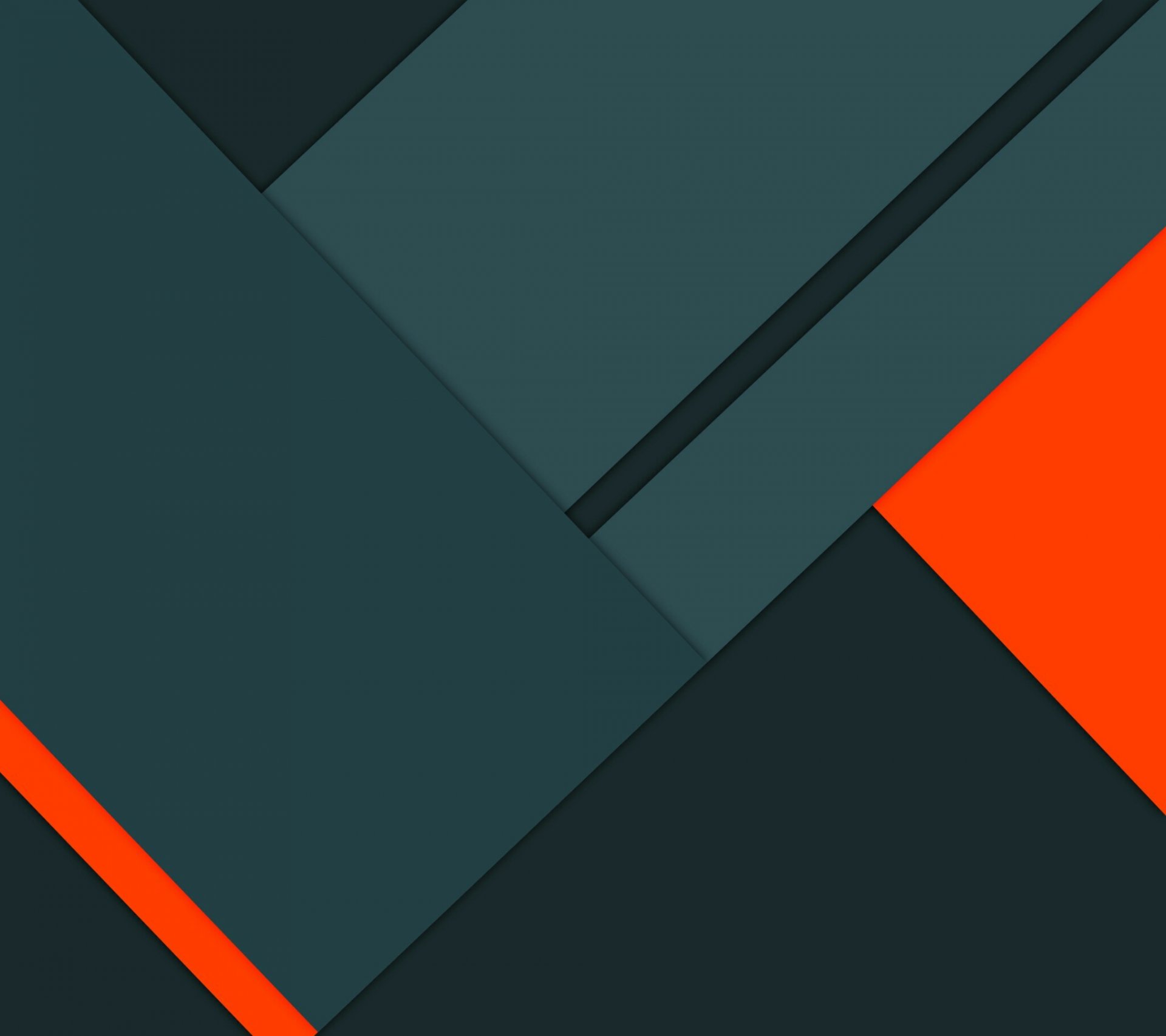 android 5.0 lollipop material design lines abstractions triangles angles orange