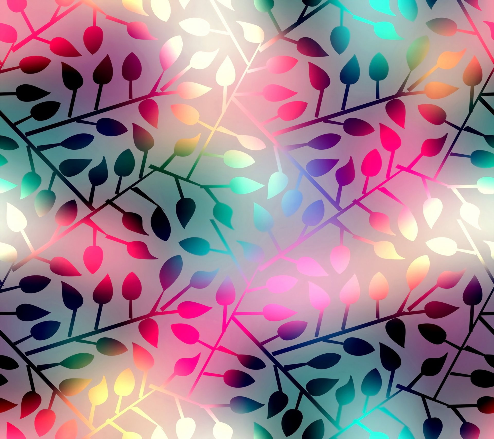 hining background colorful abstract leave