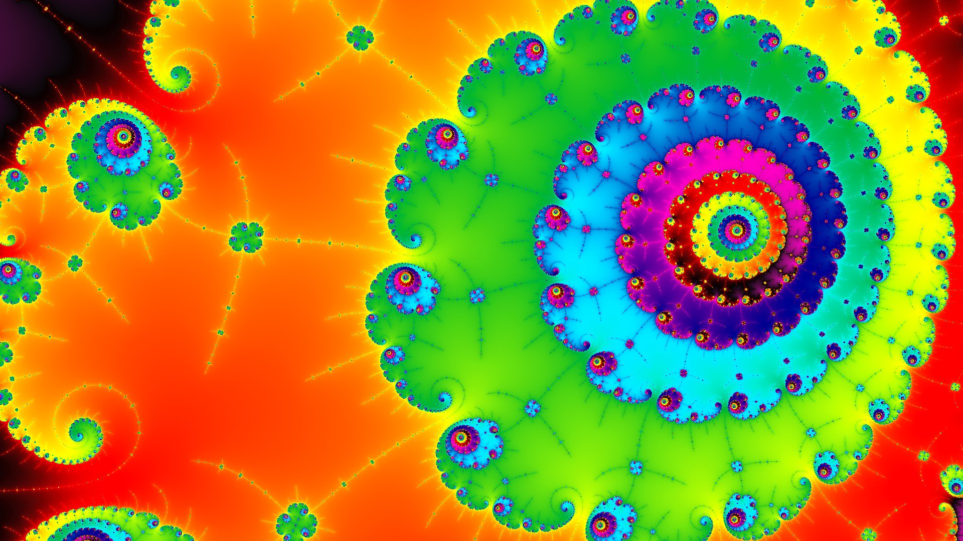 lumière couleur spirale motif