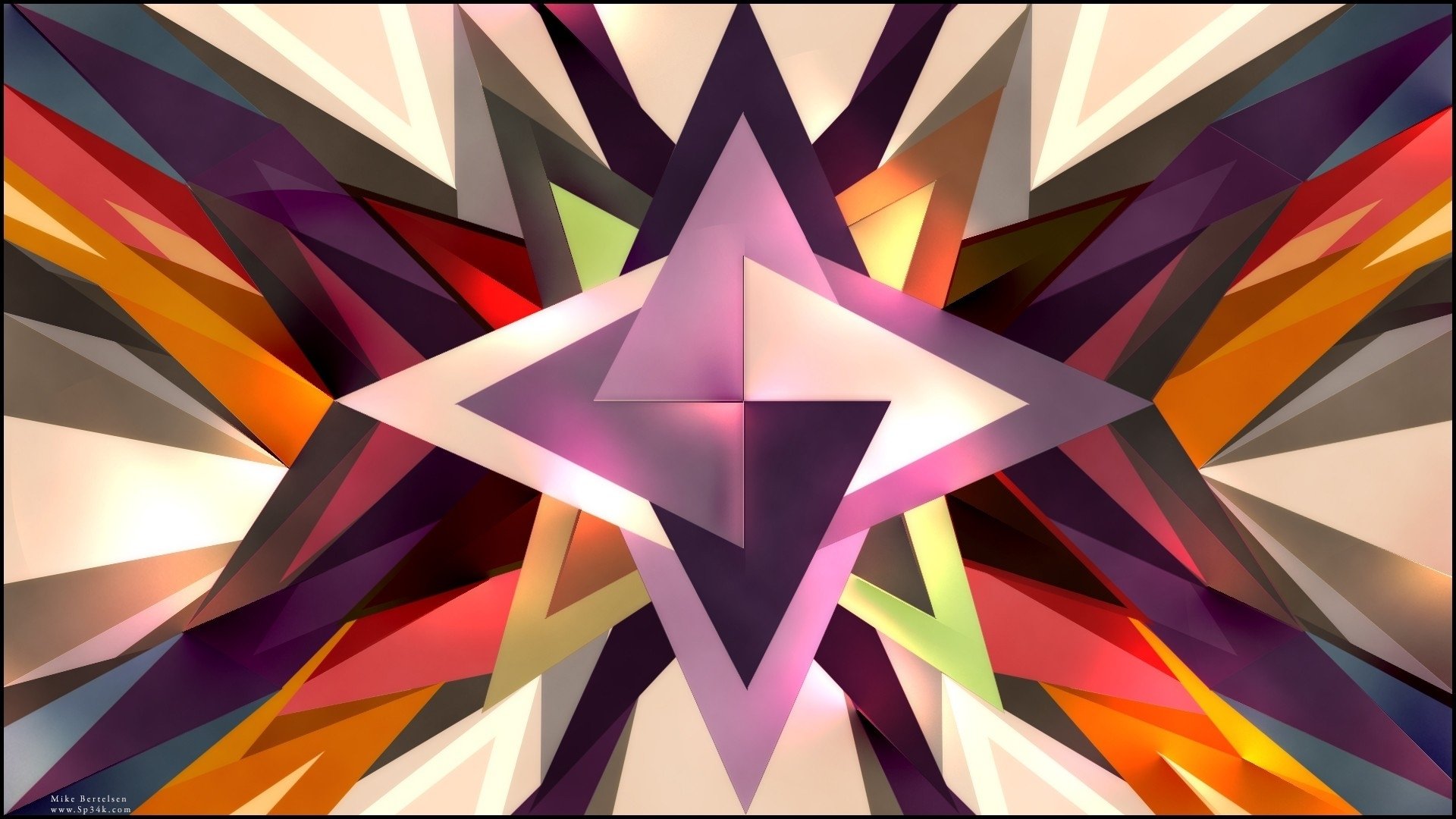 couleurs formes triangles