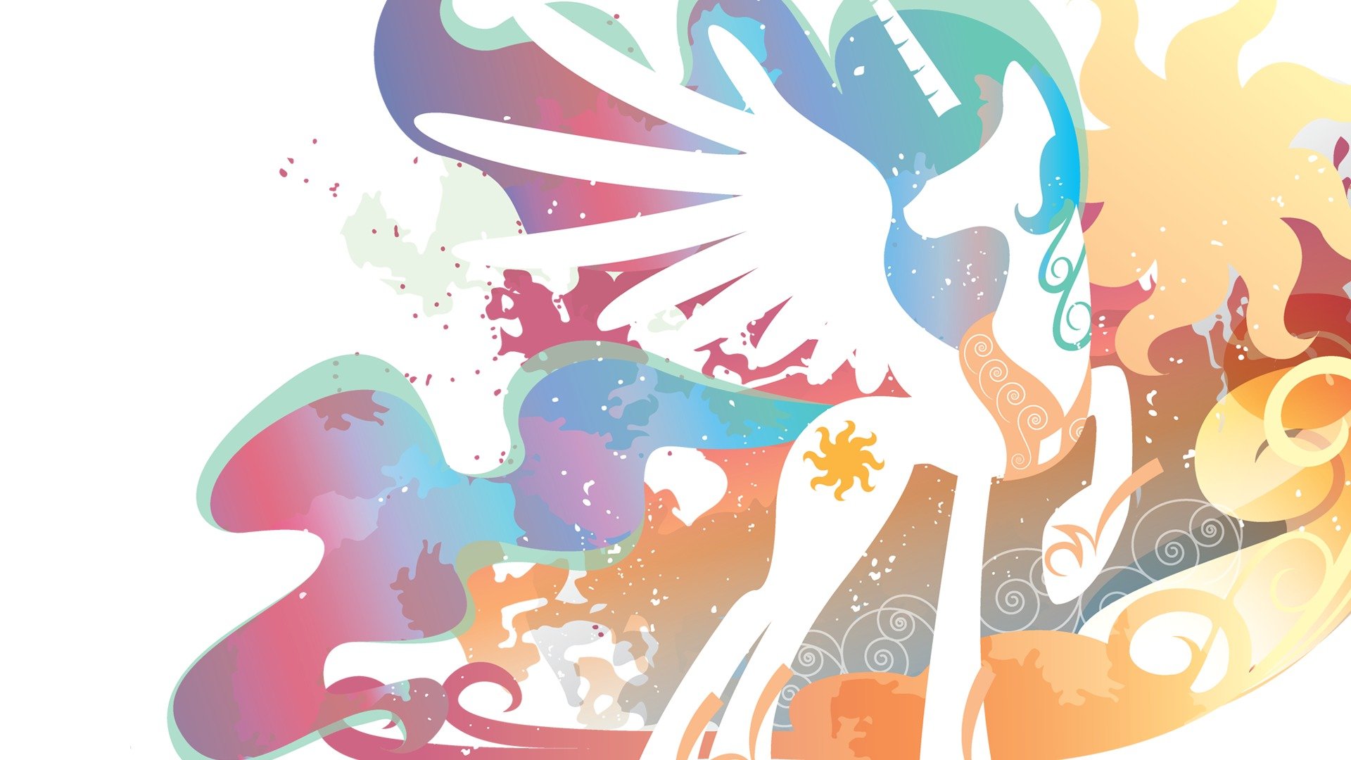 my little pony celestia wings prince