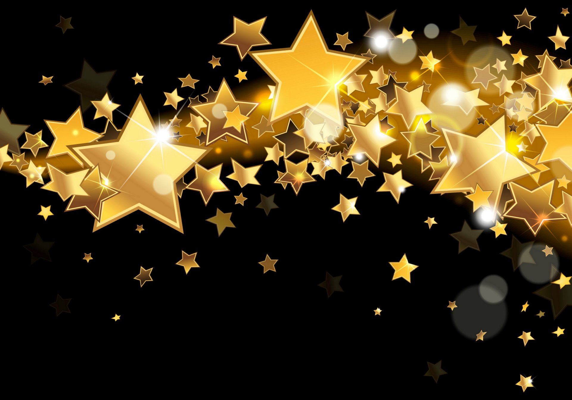 golden stars gold sparkle glitter glow background radiance