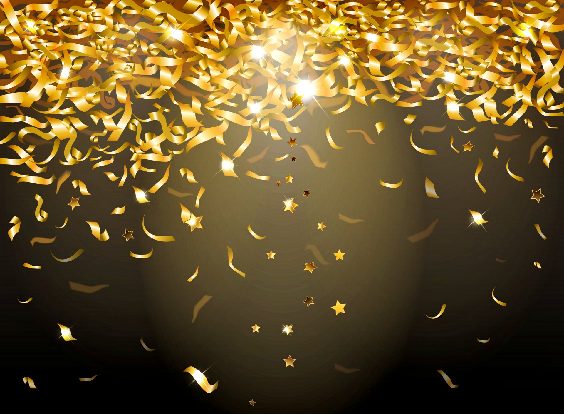 golden confetti sparkle glow glitter background gold sequins light