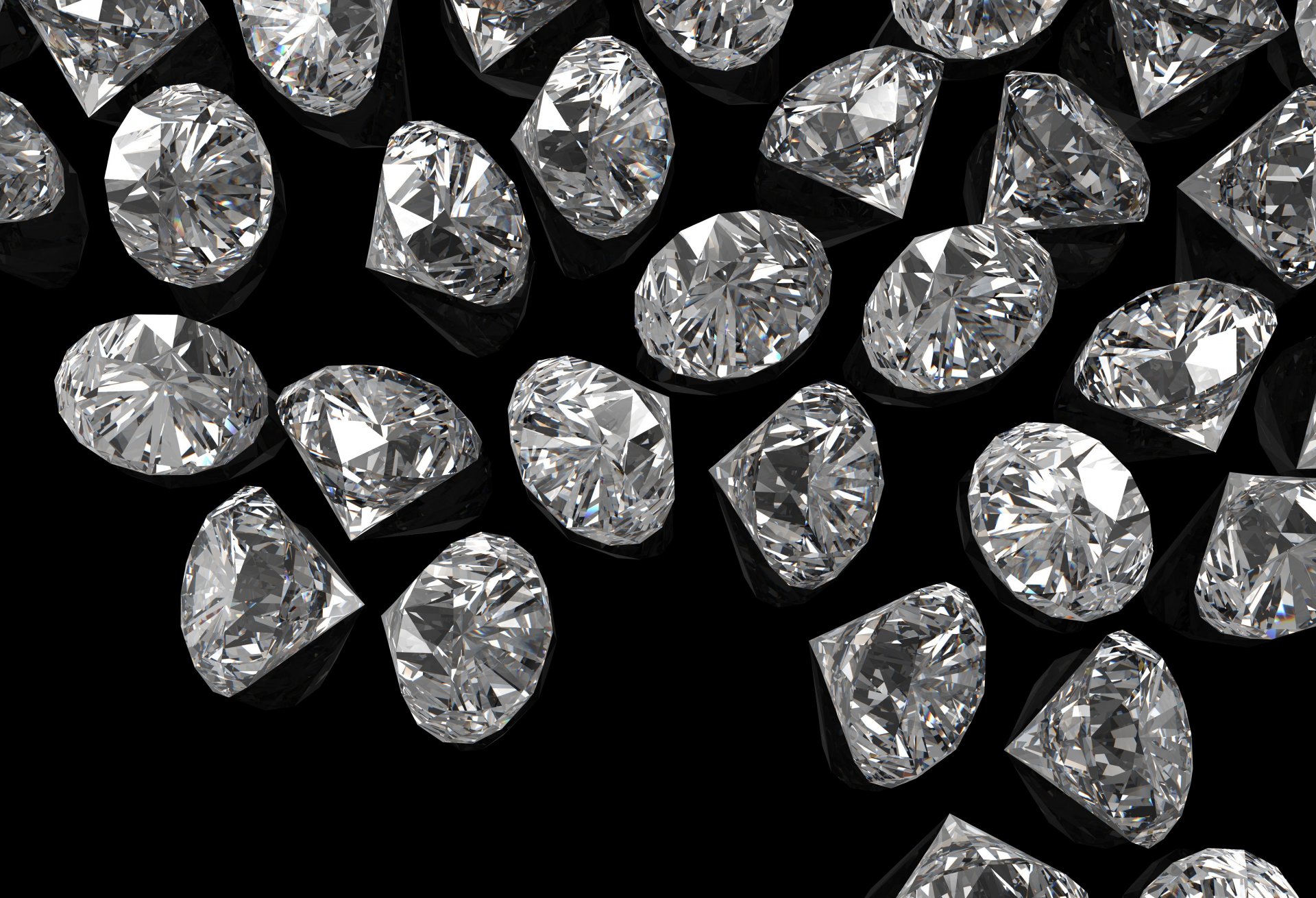 diamonds pebbles dark background diamonds stone