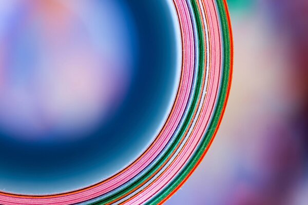 Papel pintado abstracto círculos de colores