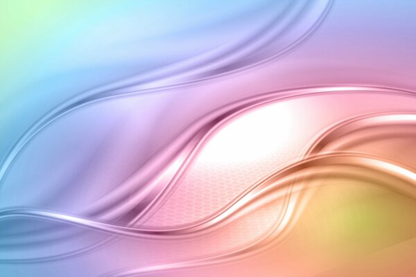 Abstract pink and blue waves