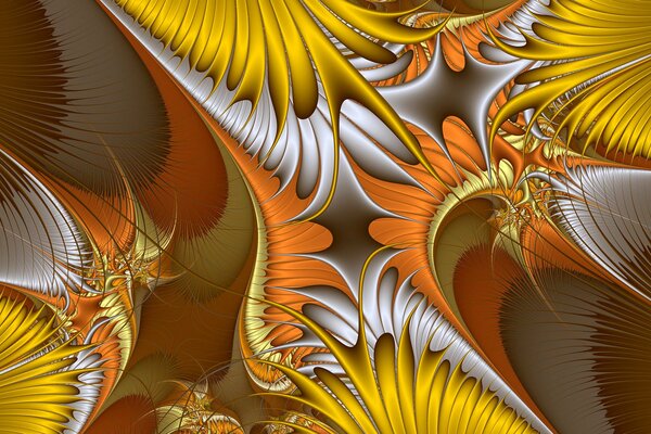 The chaos of the fractal pattern is beautiful