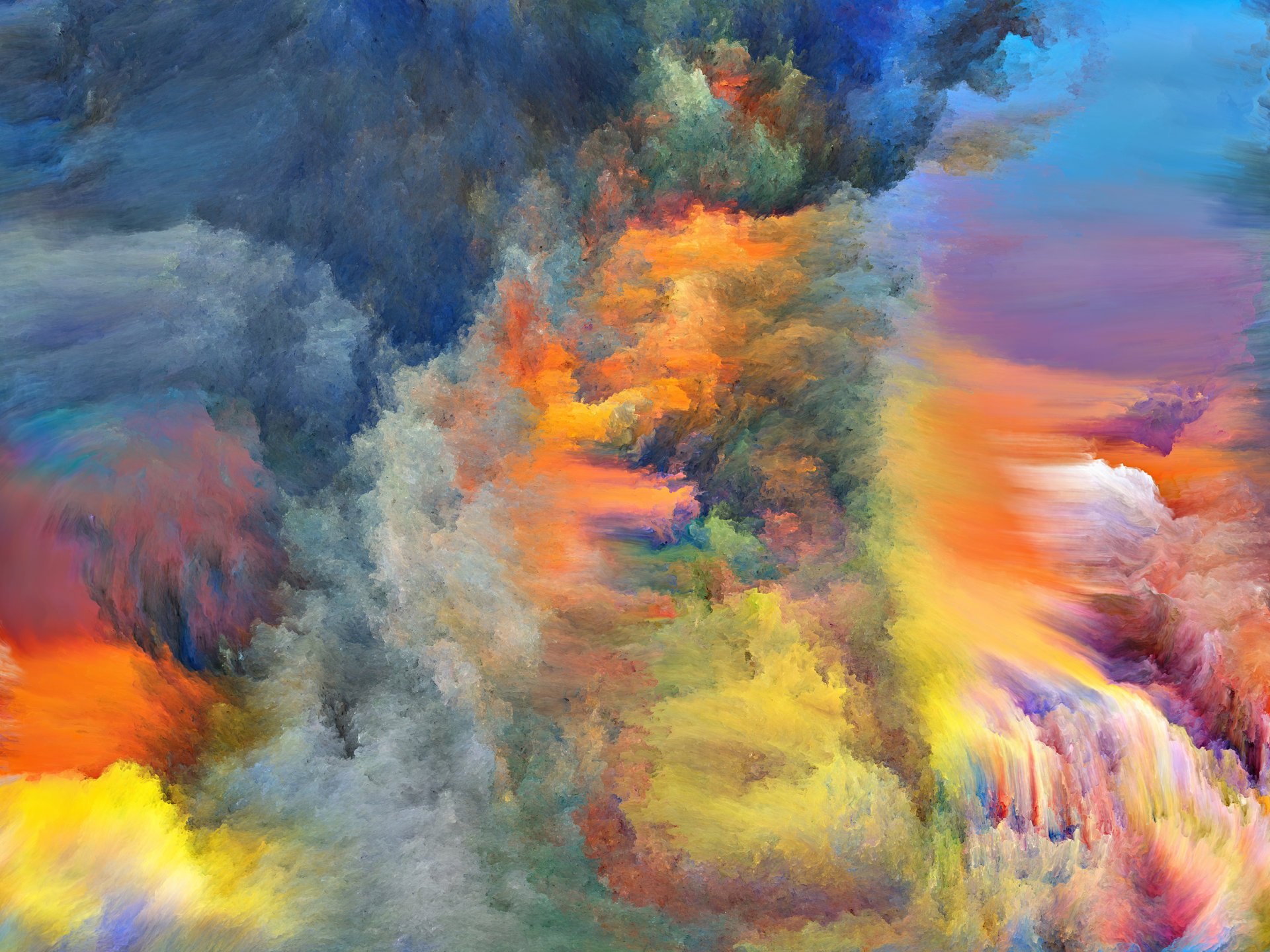 fumée peinture luminosité