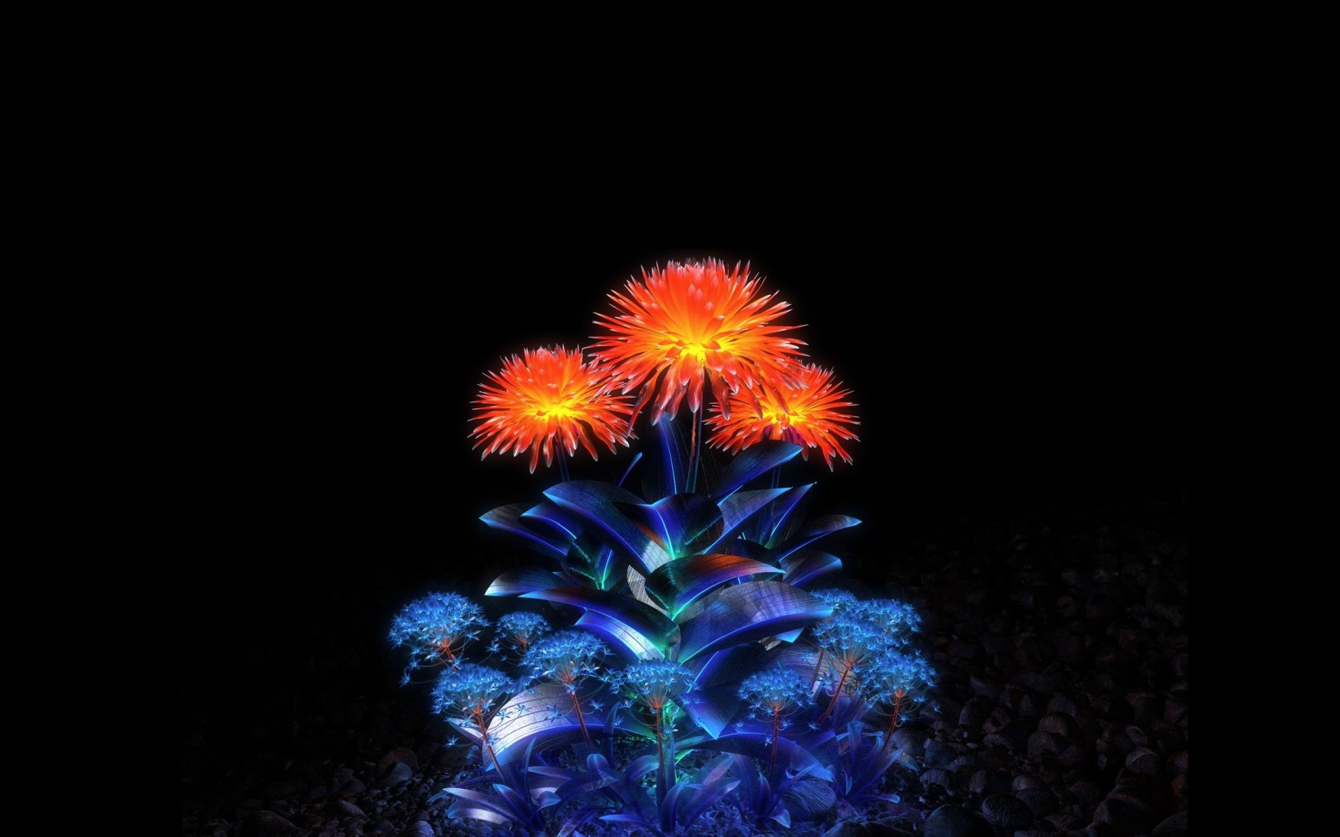 flores arbusto hojas pétalos luz sombra