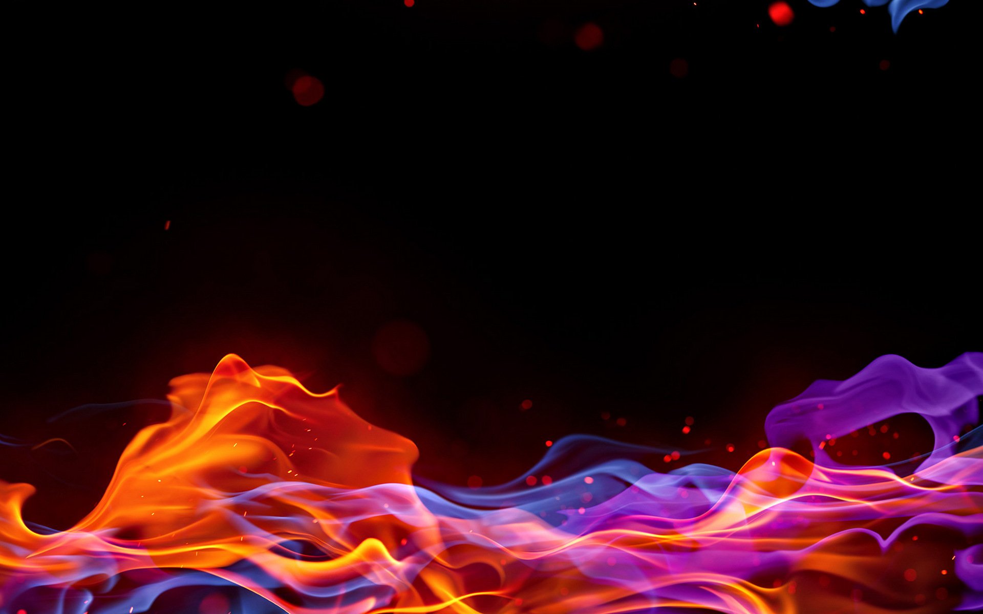 fiamma fuoco colore onde fumo bagliore notte carta da parati