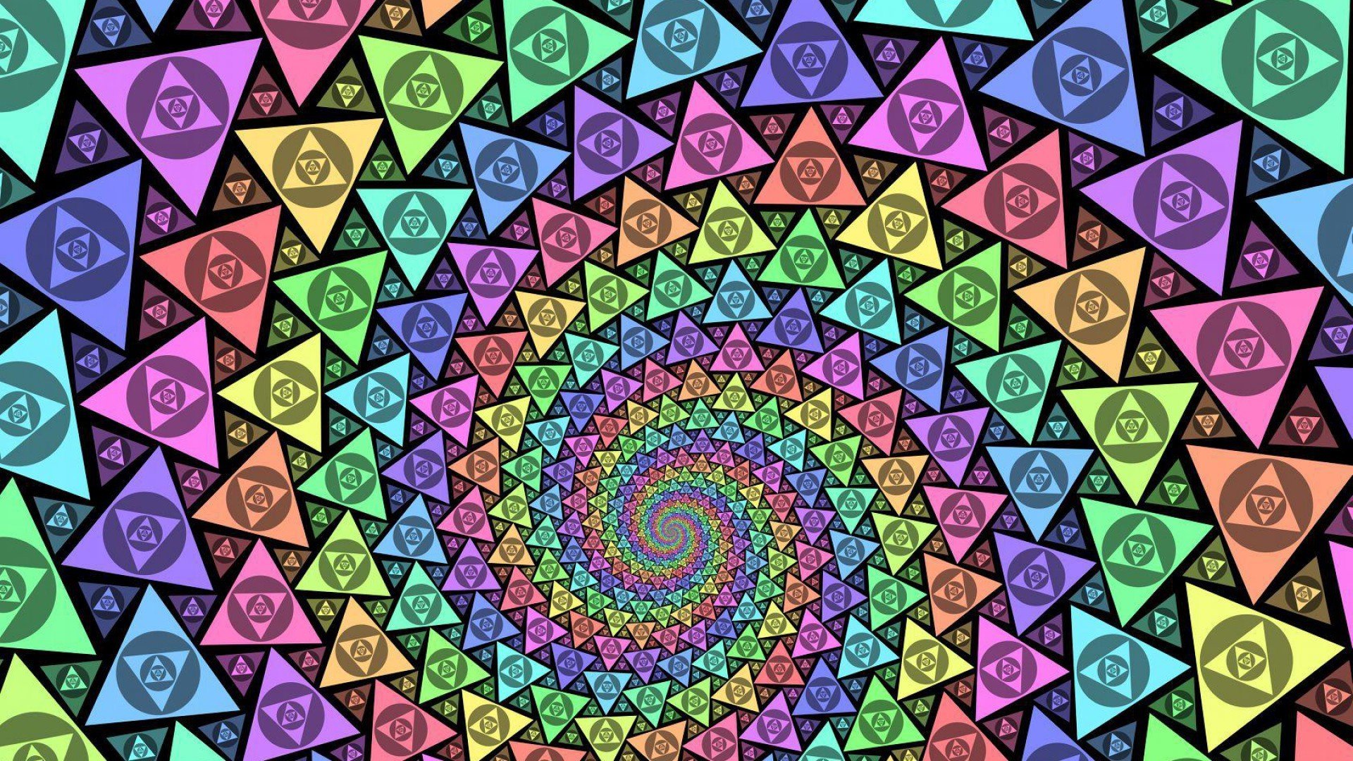 spirale astrazione colori