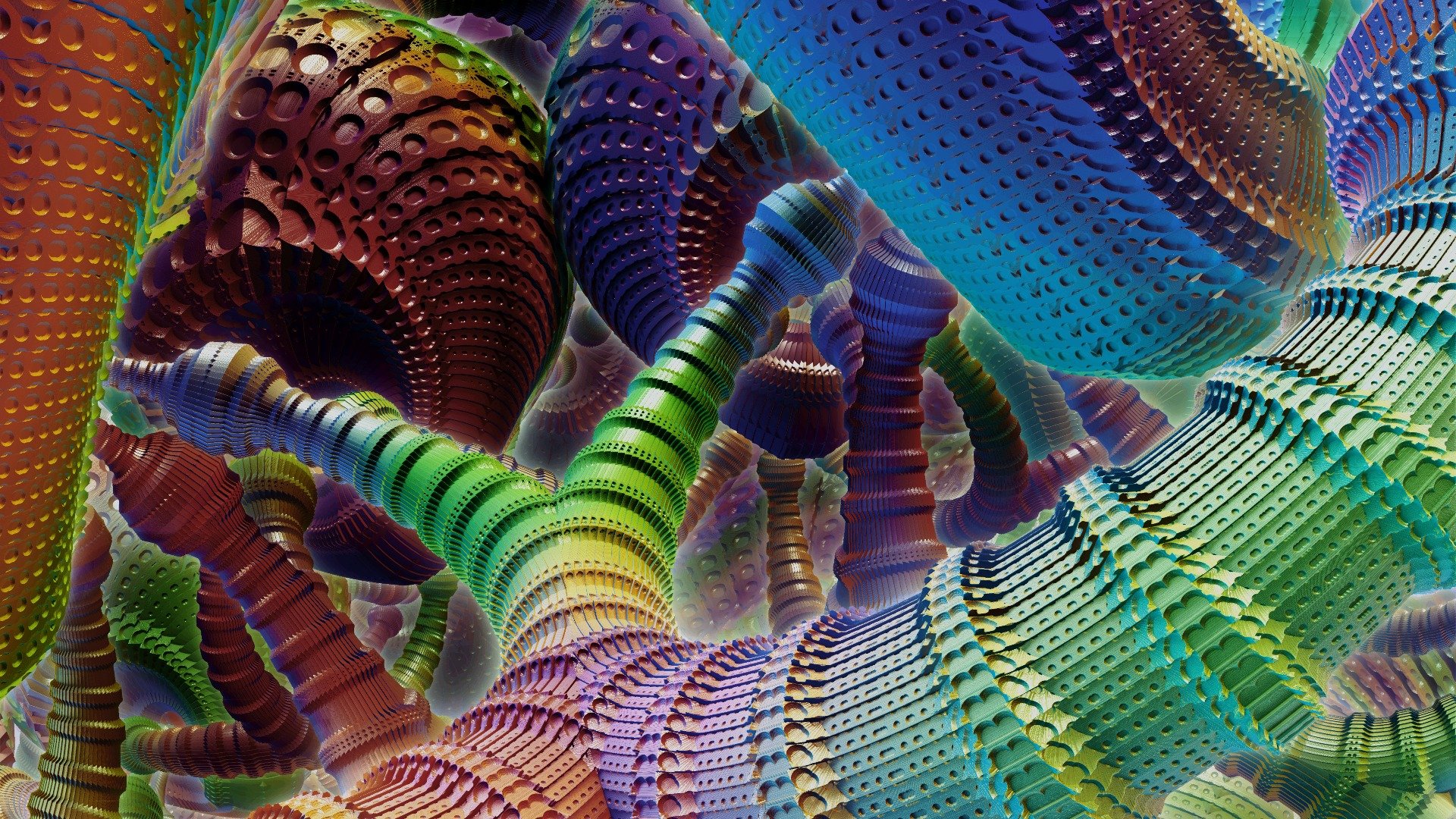 flowers form abstract
