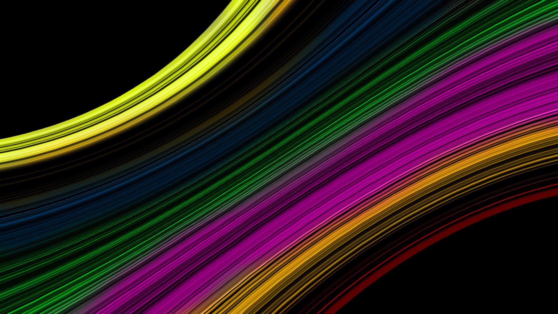 luce colore arcobaleno raggi linee curva