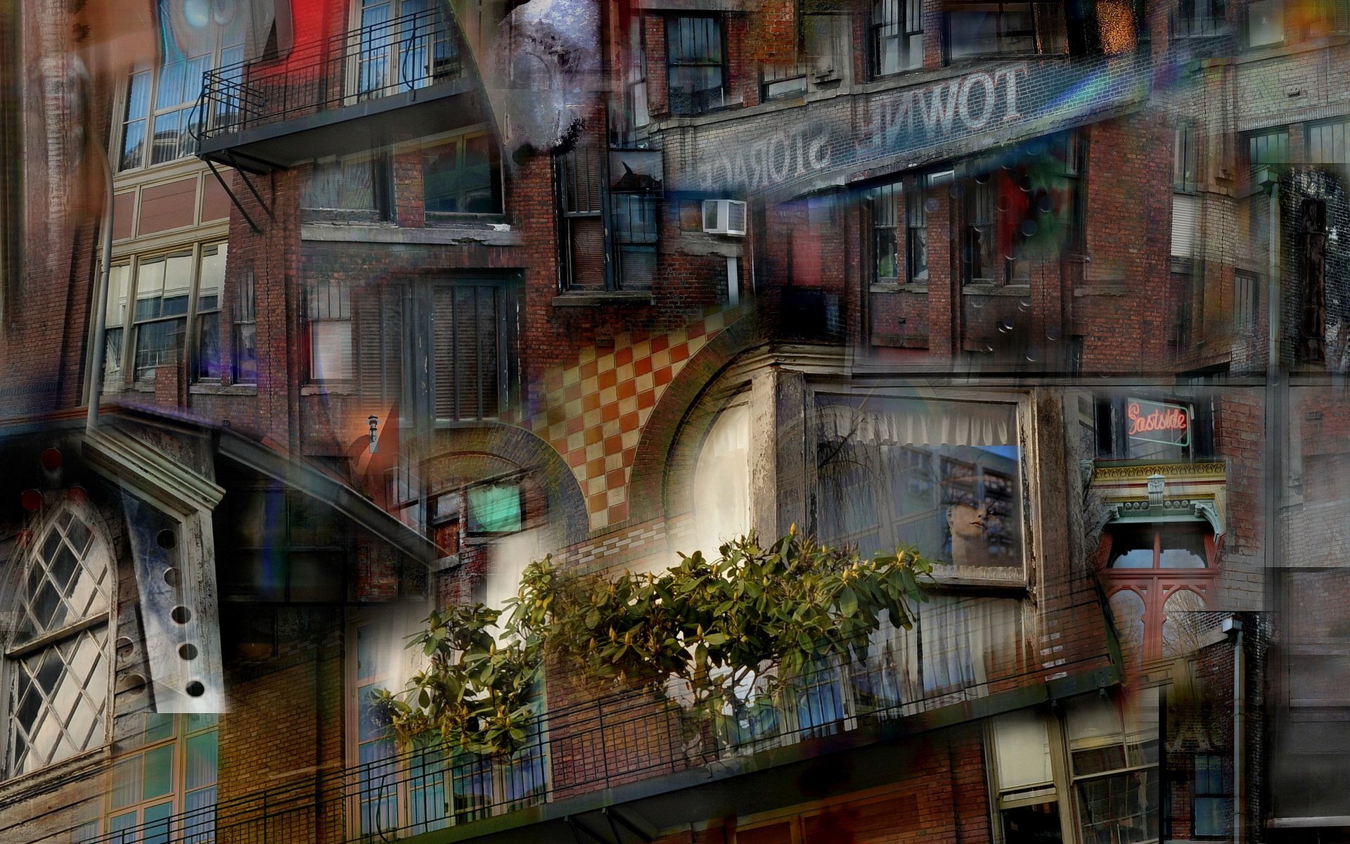 astratto urbano dettaglio architettonico città del progetto