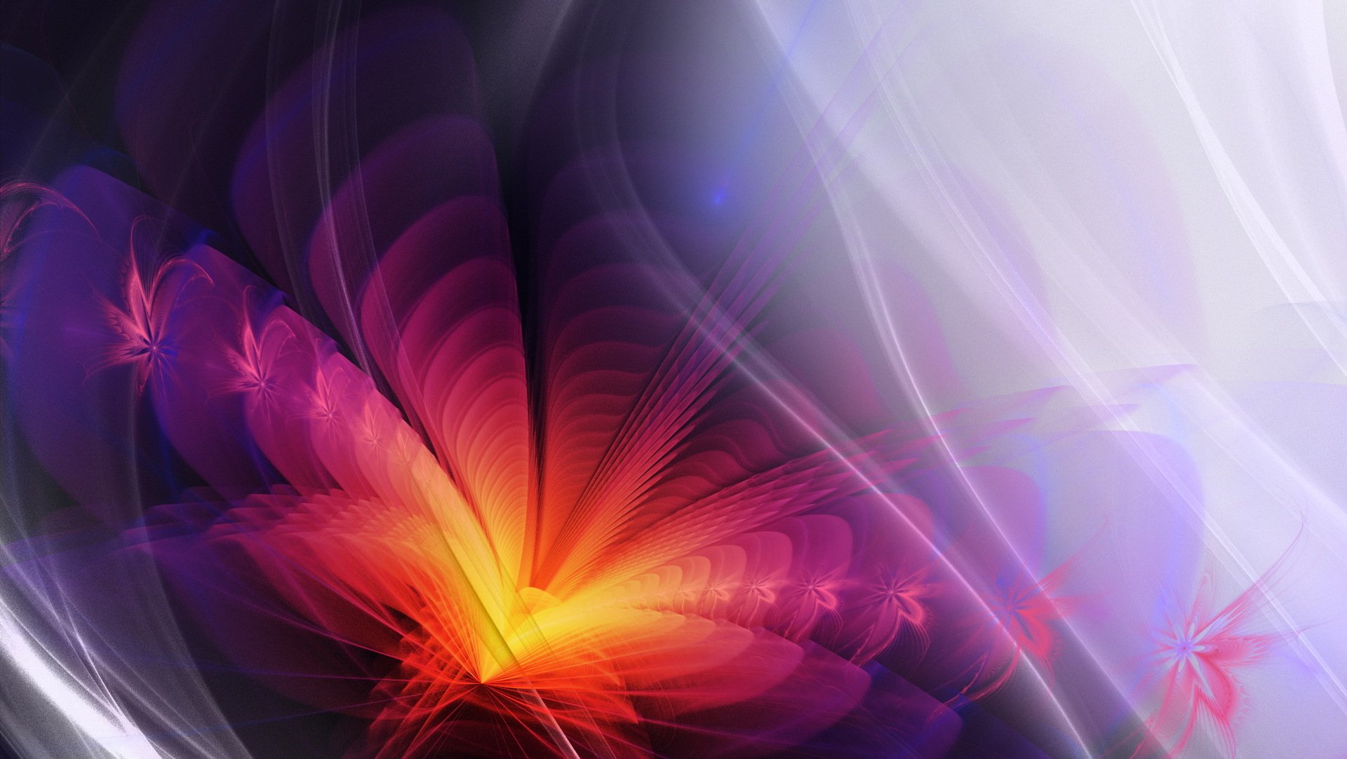 flowers form abstract