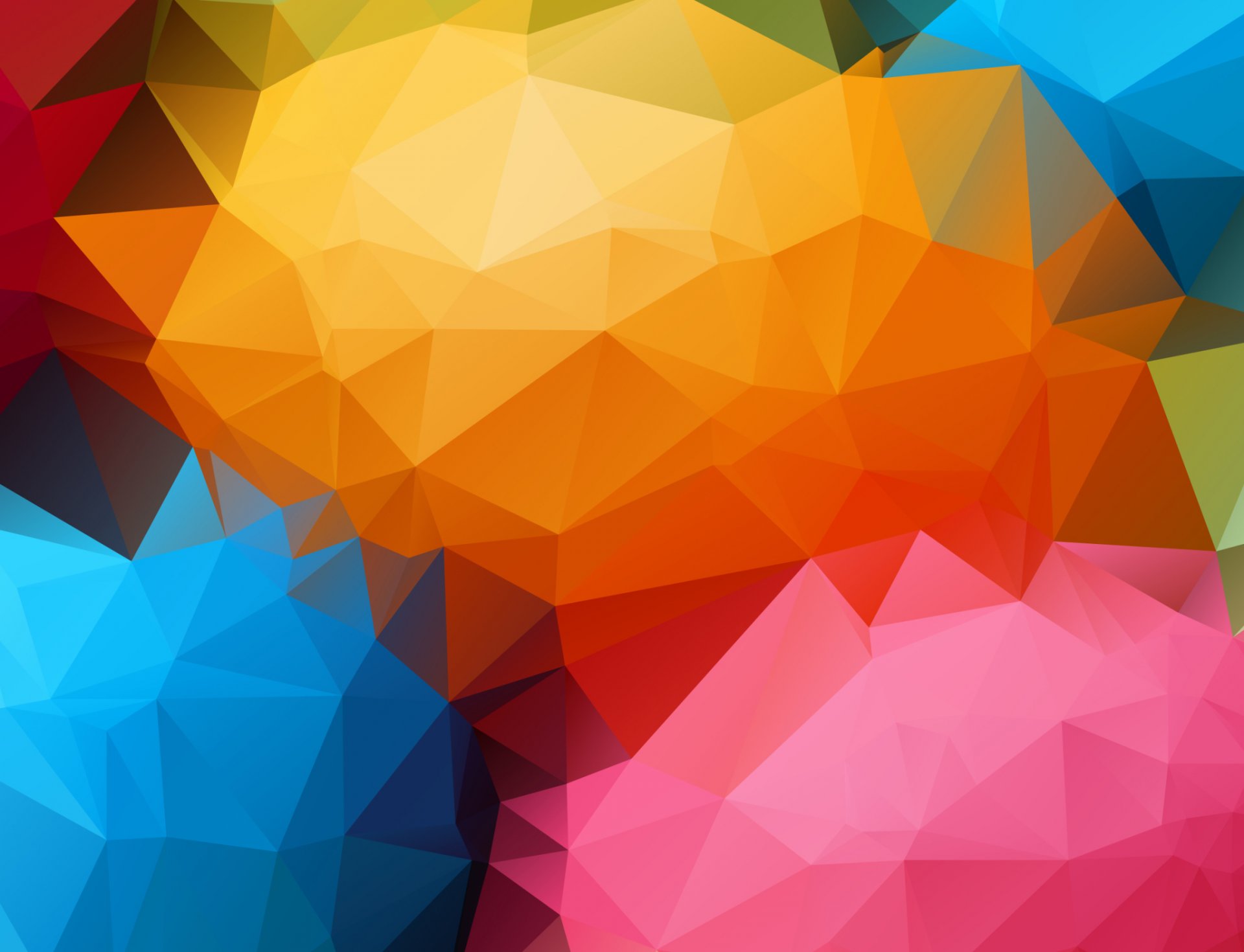 papel pintado volumen triángulo cristal forma