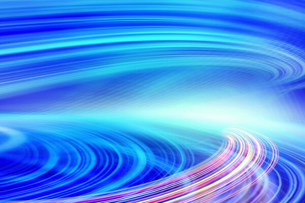 Anelli astratti di diversi colori