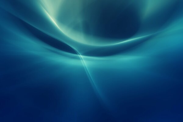 Linee morbide su sfondo blu