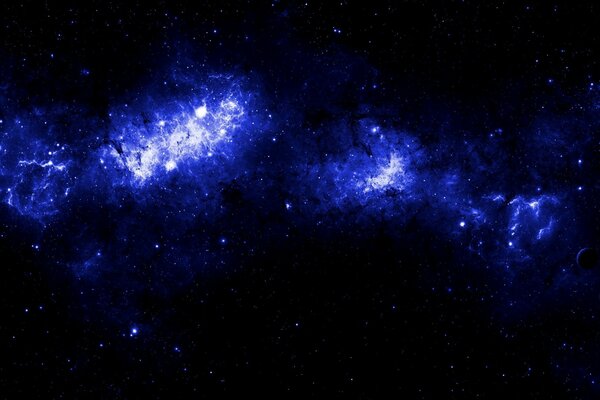 Cielo viola bella galassia