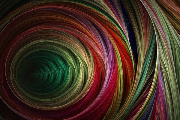 Abstract color texture tunnel