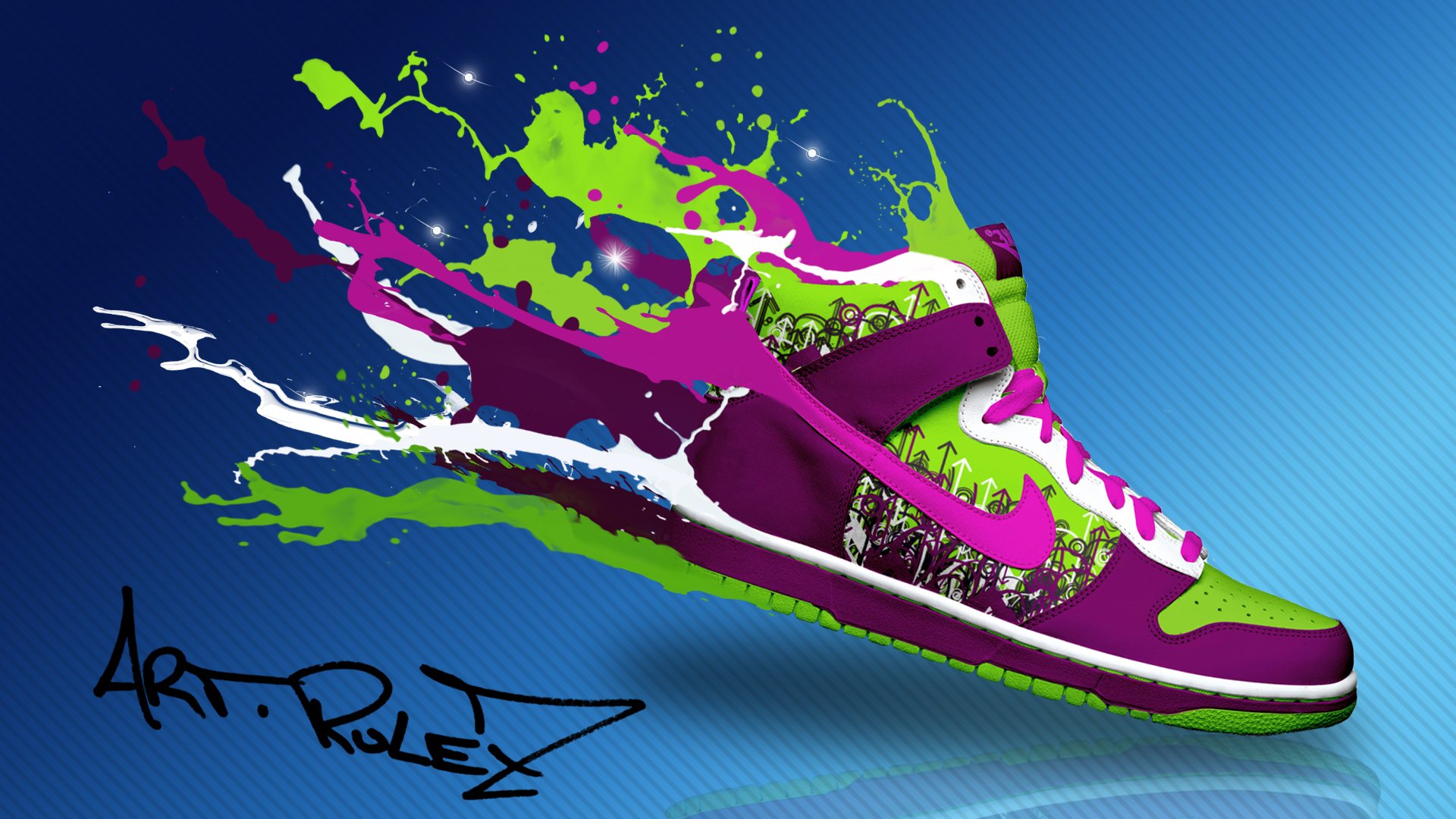 photoshop nike schuhe