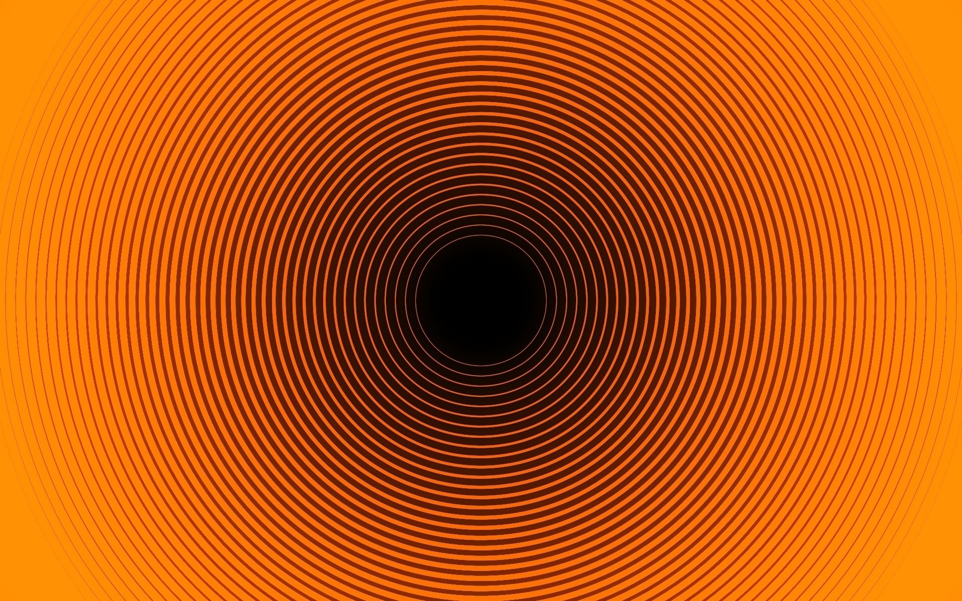 cercles illusion abstraite roux