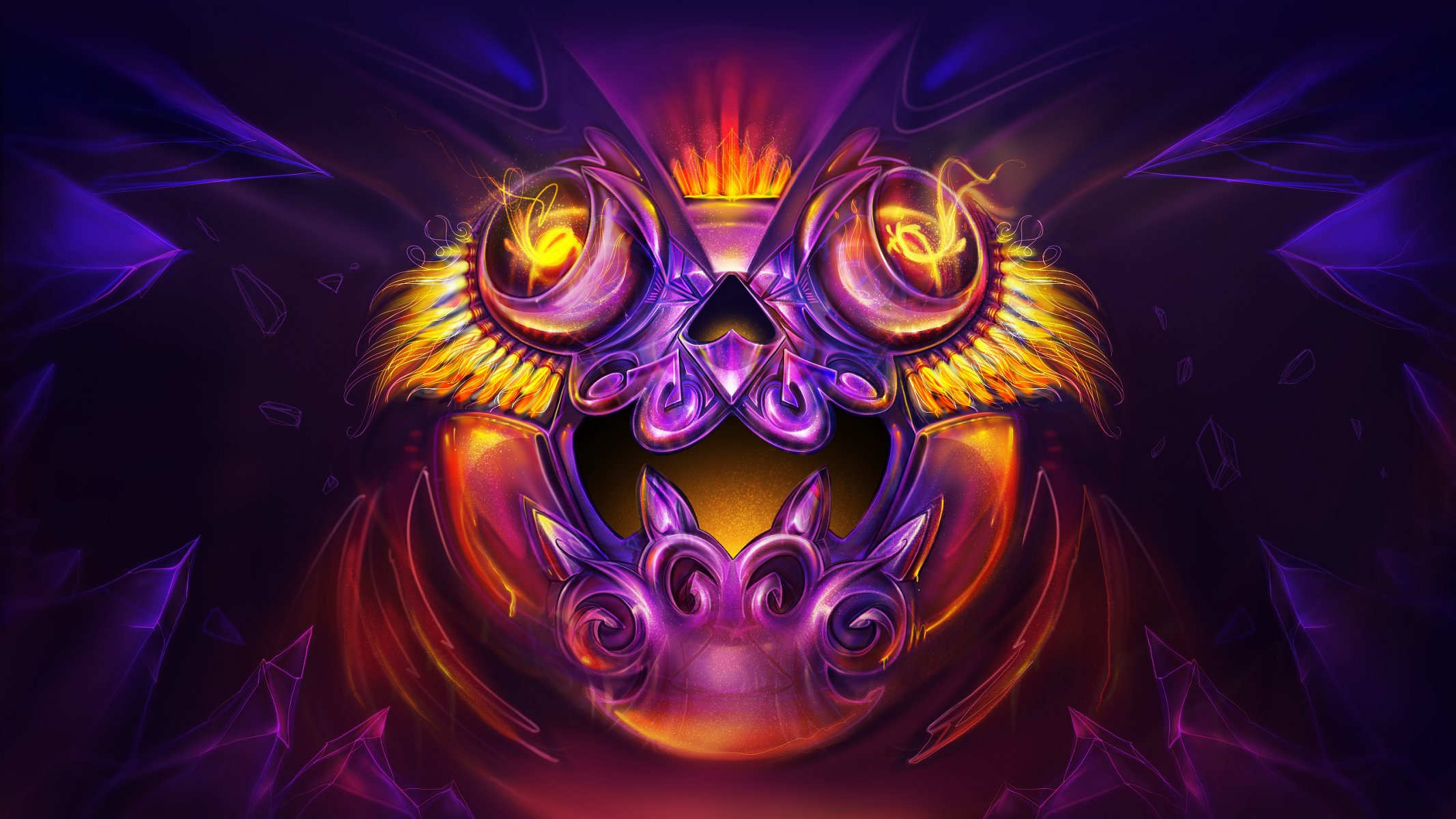 digital art abstract picture monster