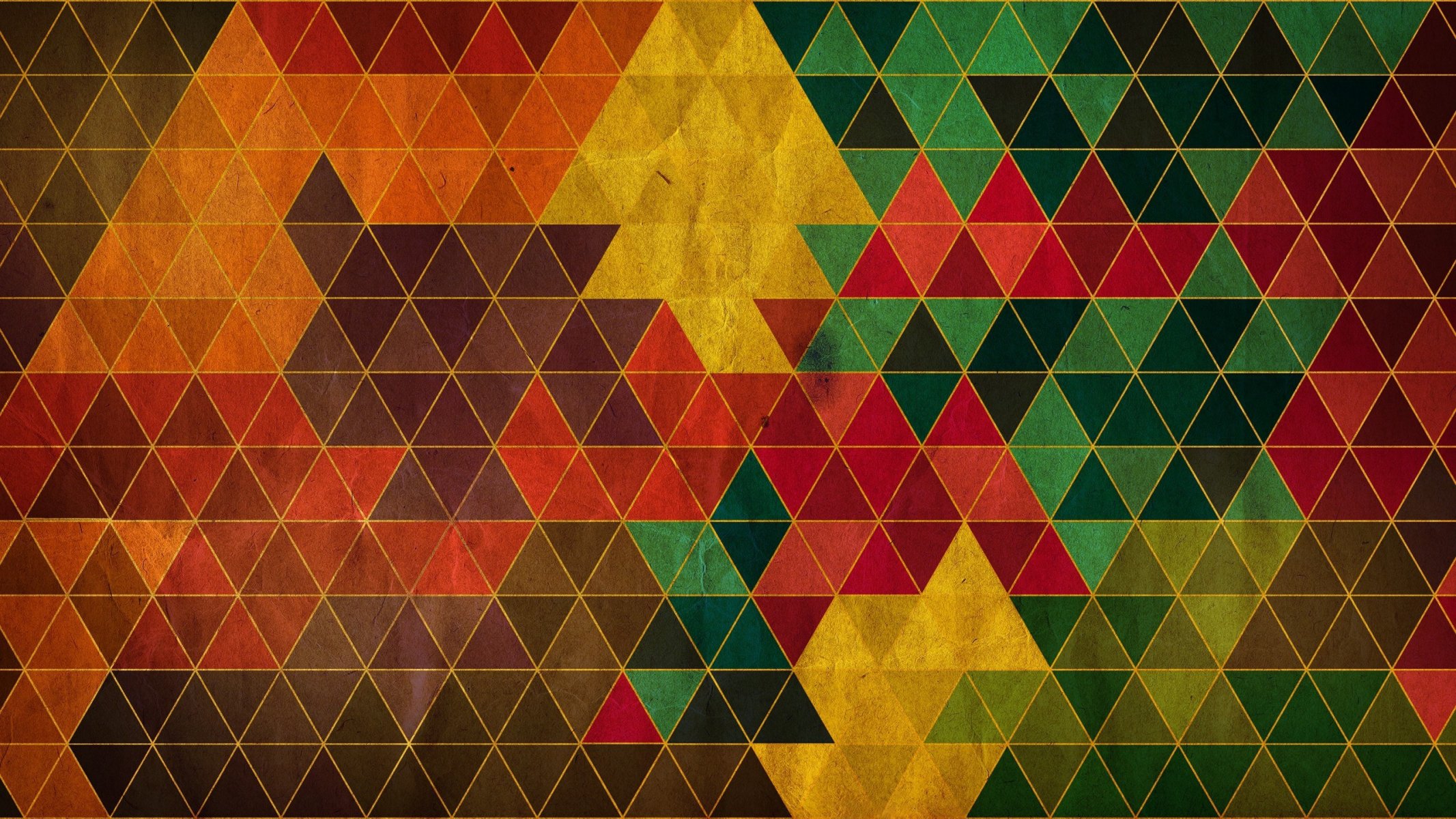 triangles multicolore abstraite mosaïque