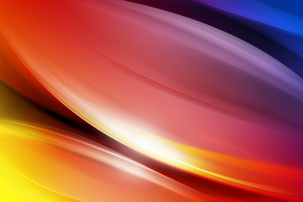 Abstraction. Smooth and iridescent lines