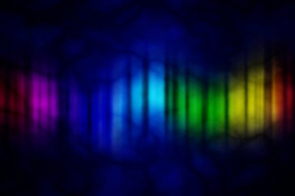 Абстракция радуга цветов ночного сияния