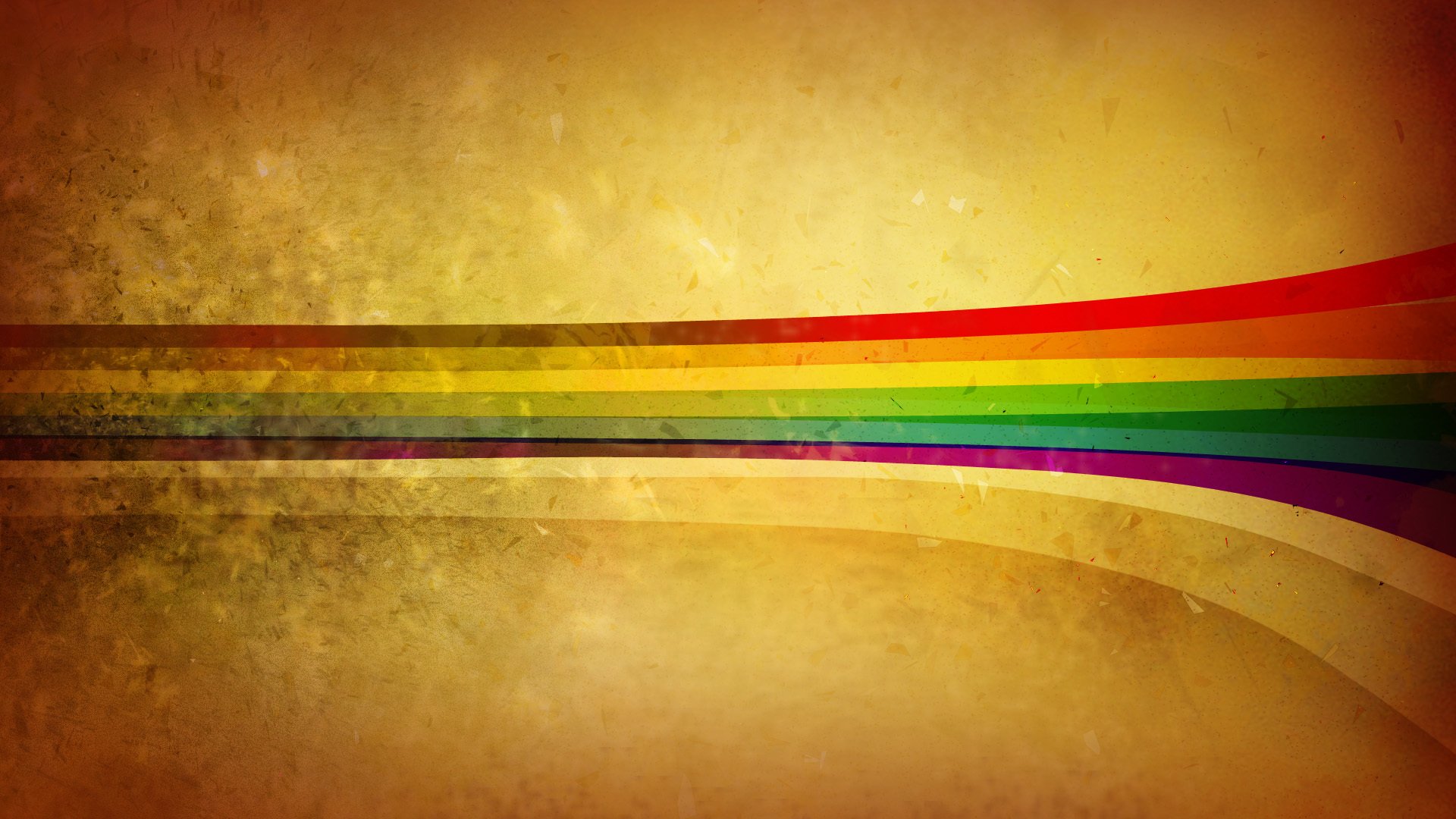 abstraction rainbow paints colors 1920x1080