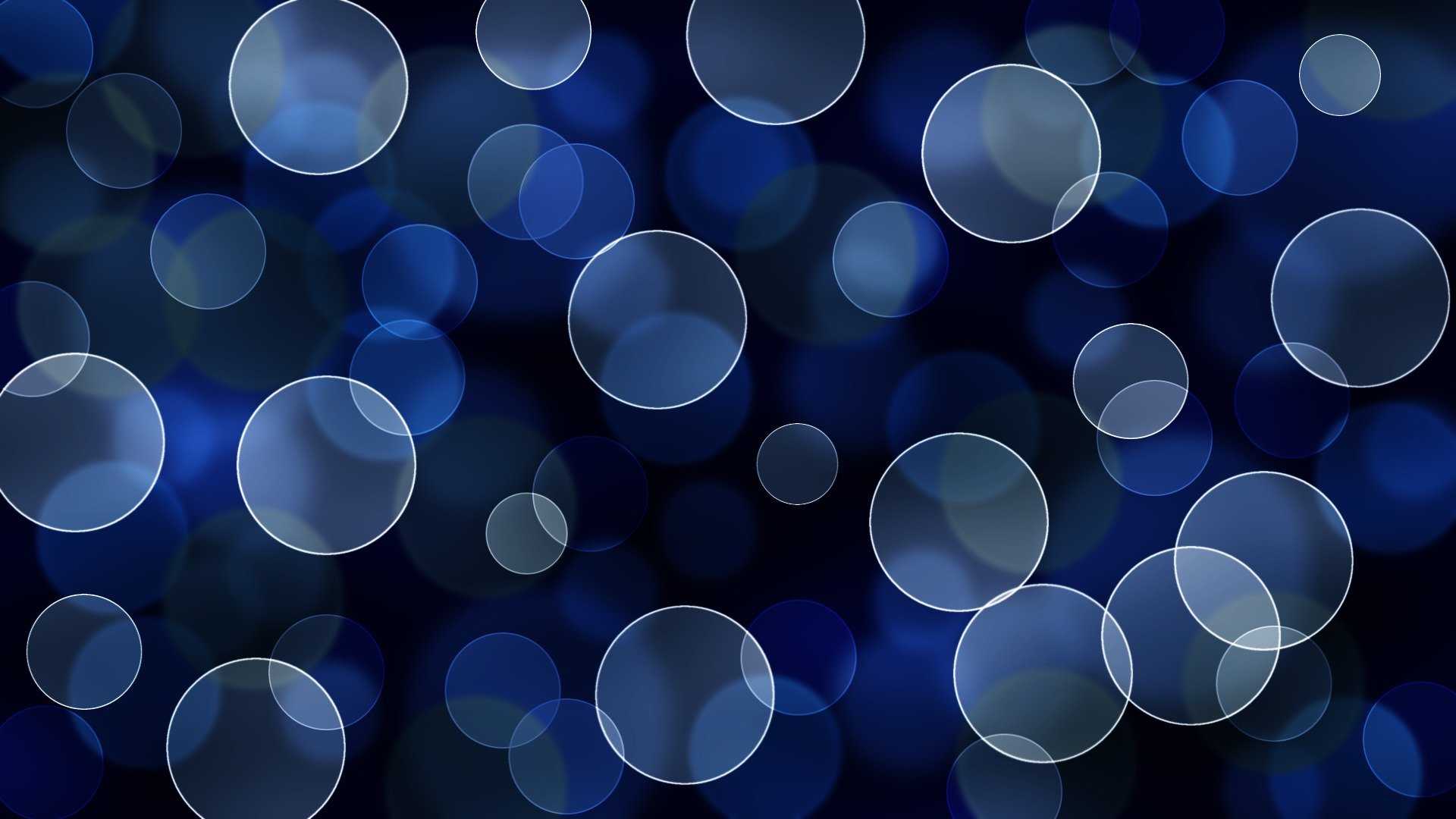 abstraction cercles motifs bokeh peintures bleu modèles couleurs 1920x1080