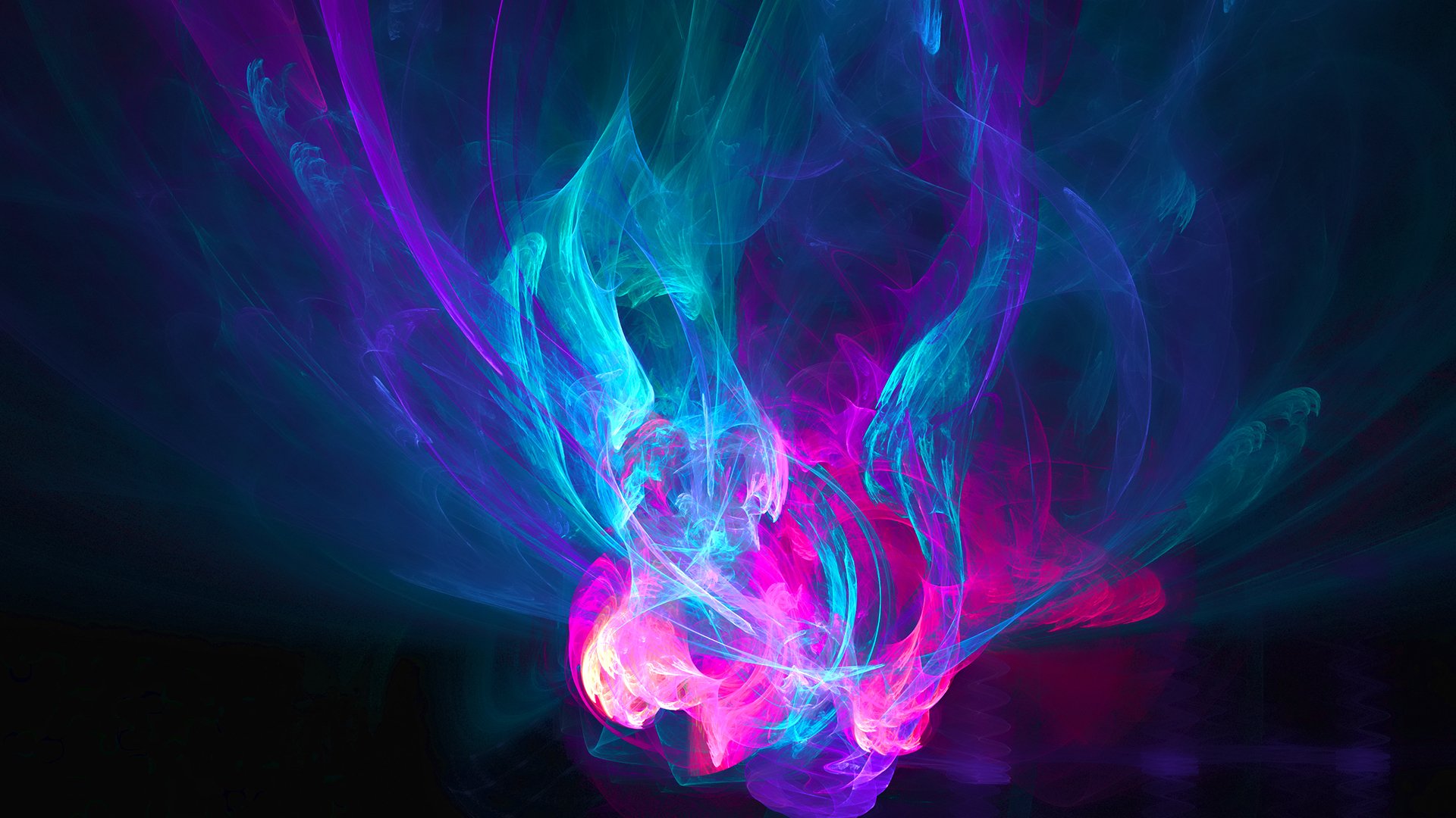 abstract fire pink blue purple pattern