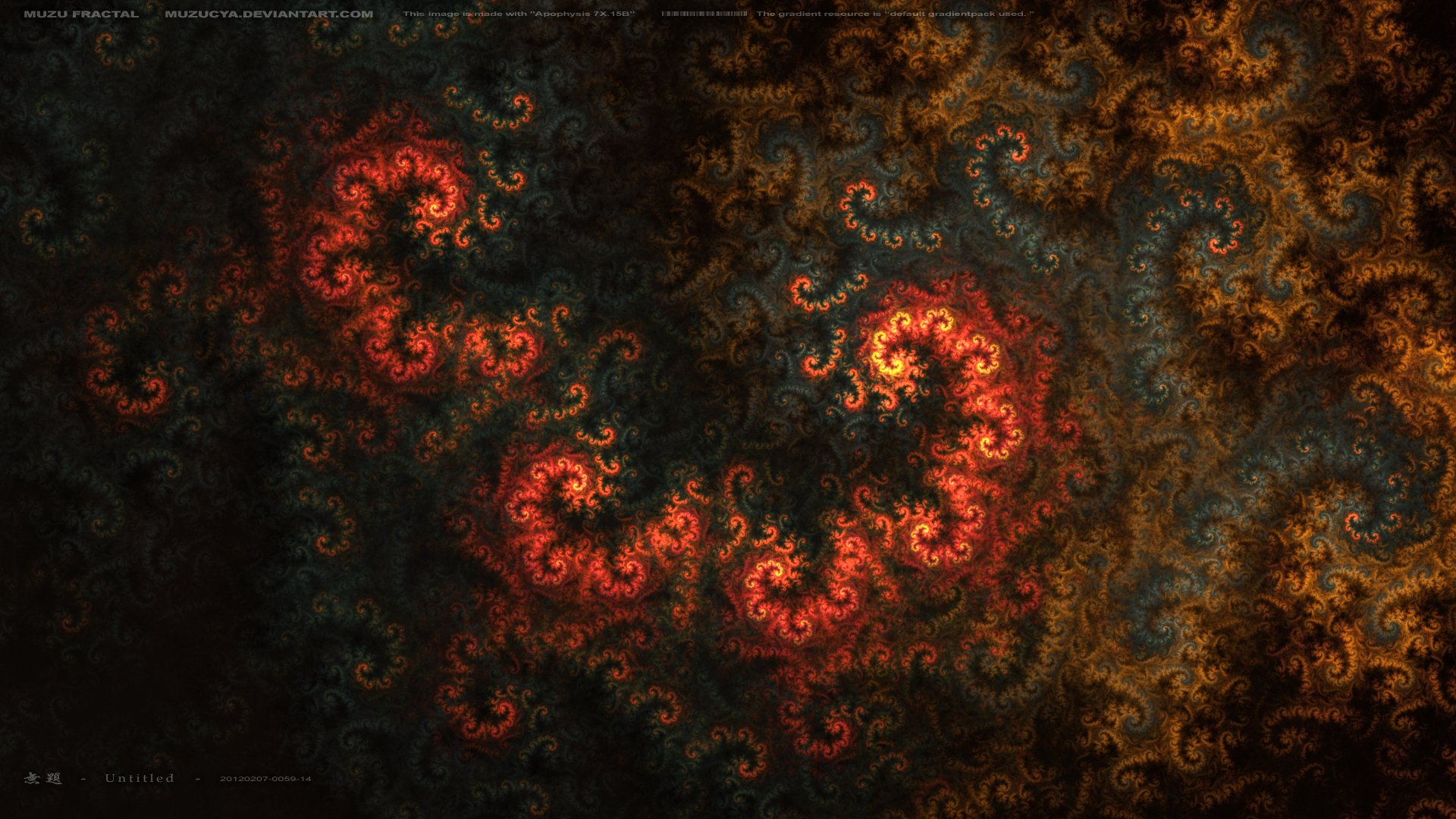 fractals curls fire