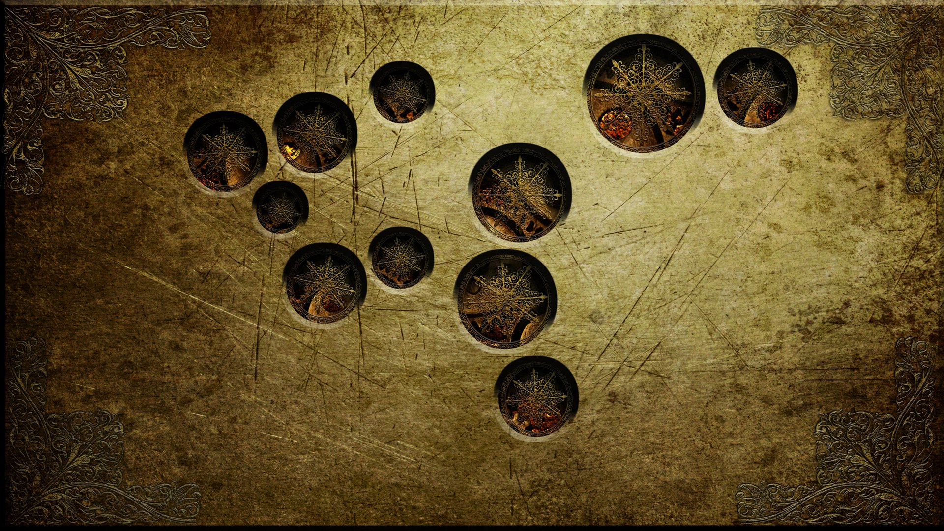 abstraction patterns texture circles models textures 1920x1080