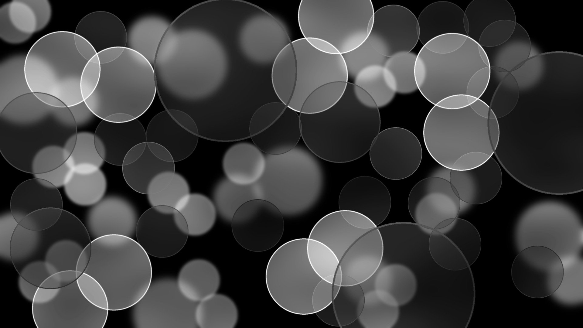 abstraction cercles motifs bokeh modèles 1920x1080