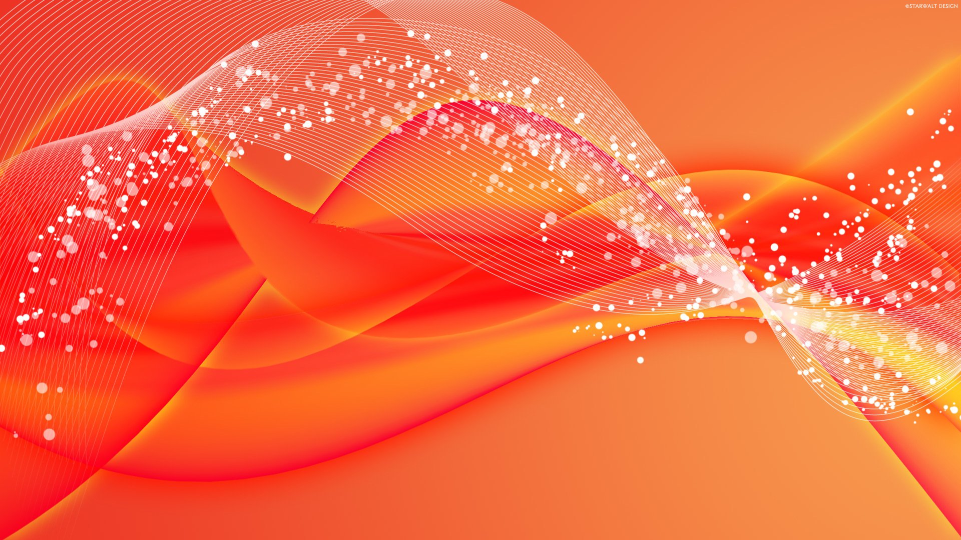 orange pink line bubbles bend