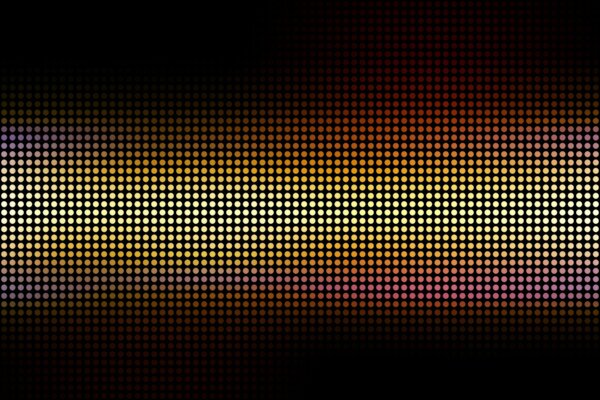 Разноцветные яркие пиксели на черном фоне