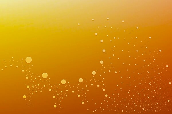 Abstract dots on a yellow background