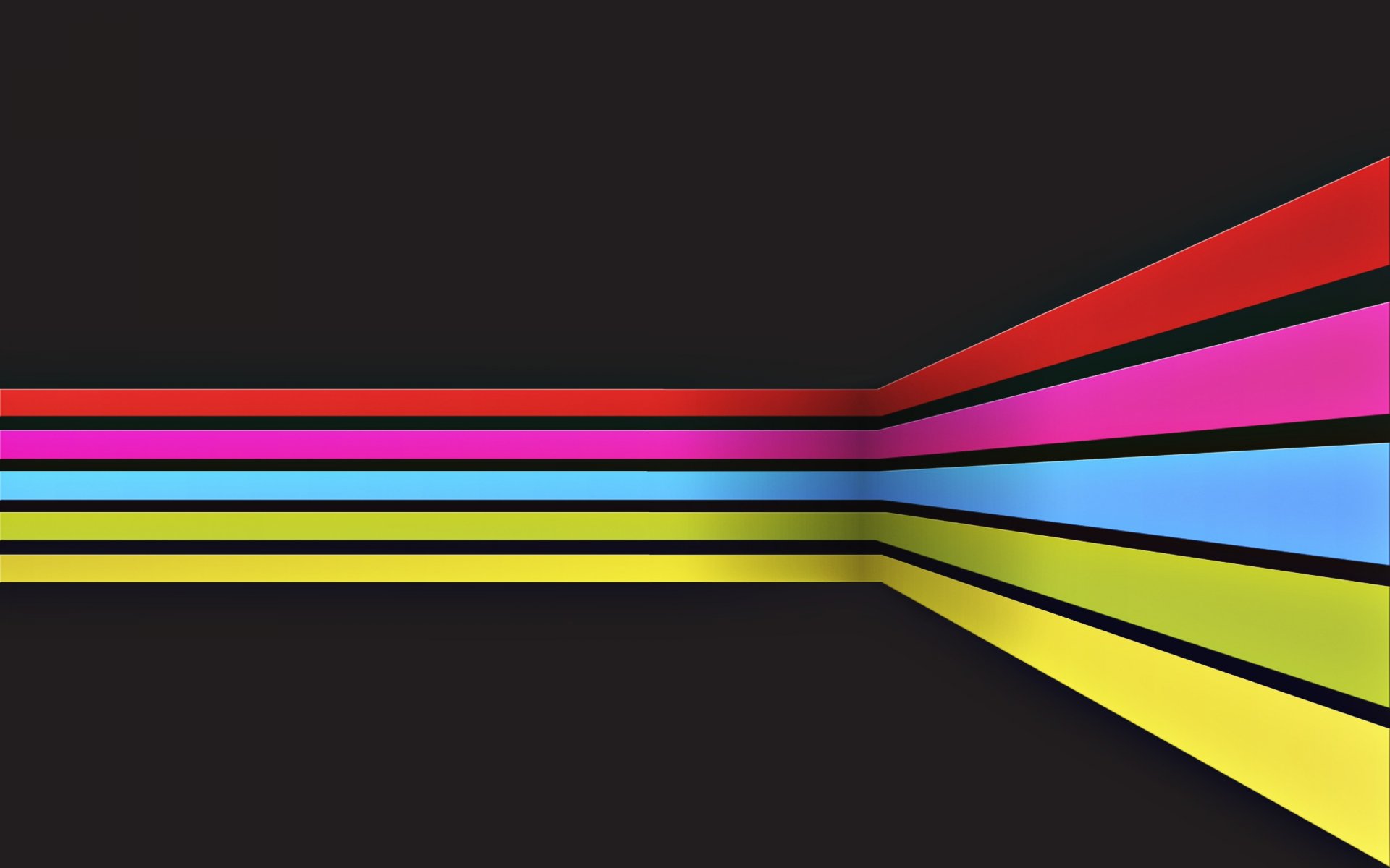 abstraction arc-en-ciel peintures rayures lignes couleurs lignes 2560x1600