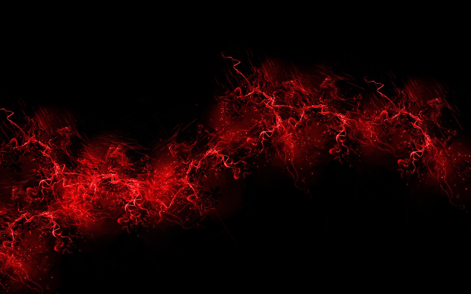 black background red color paint explosion splash red black