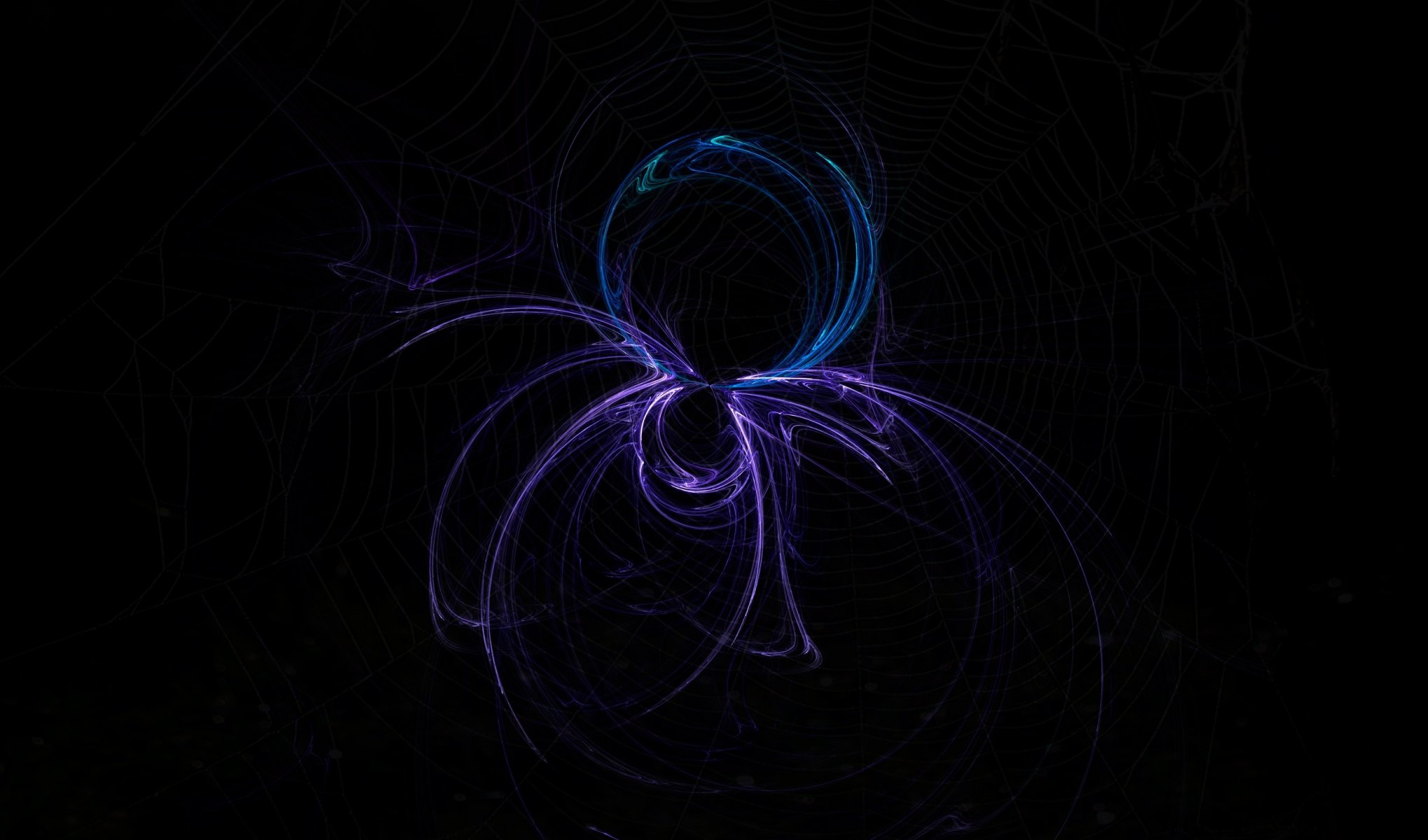 líneas araña fondo de pantalla oscuro abstracción