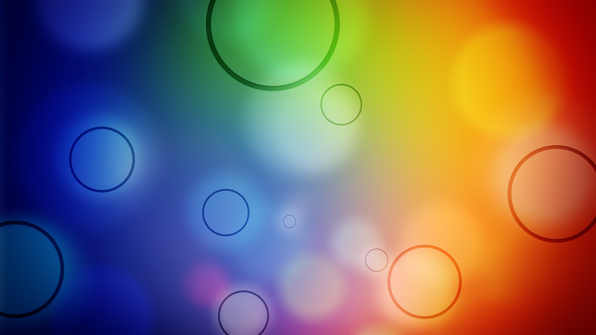 abstraction circles patterns colors bokeh models 1920x1080