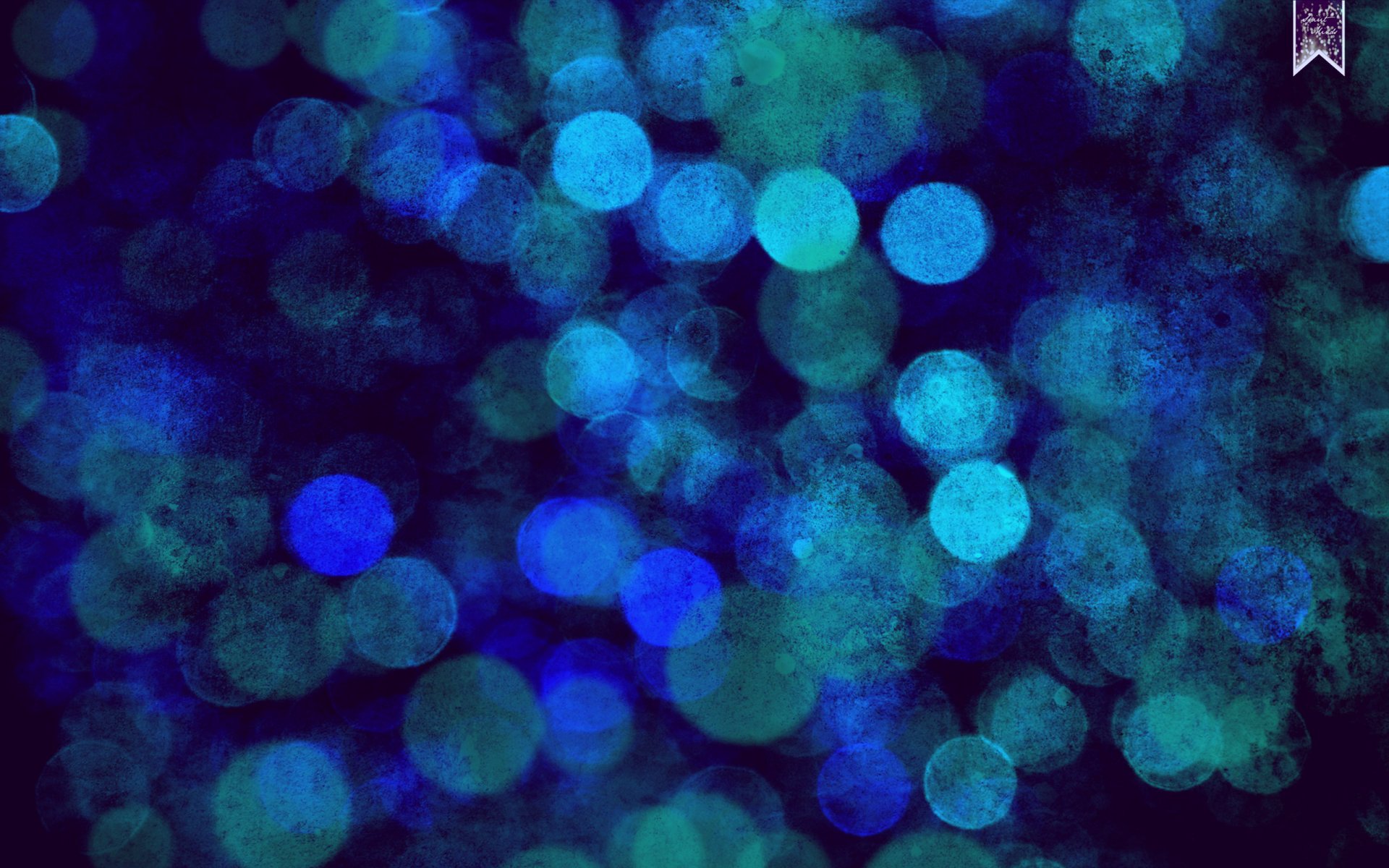 struttura cerchi effetto bokeh blu ciano colore