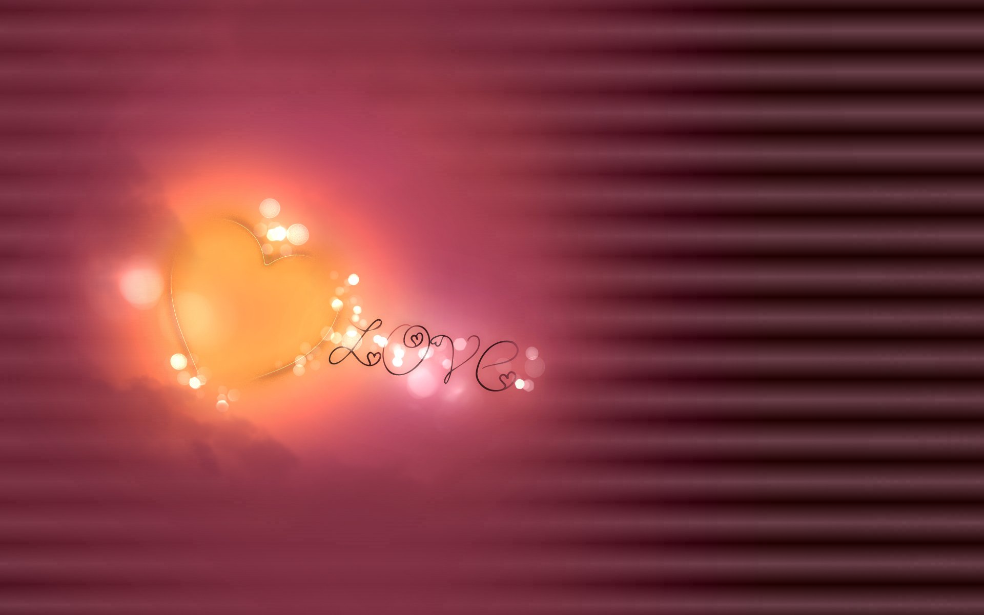 abstraction love colors heart patterns circles bokeh colors models 1920x1080