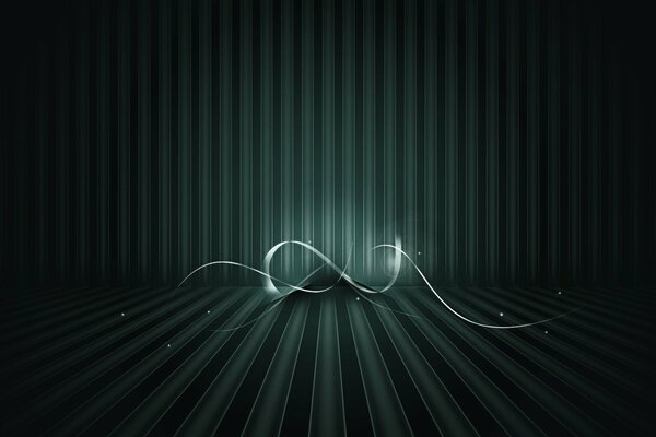 Light lines on a dark striped background